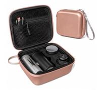 Funda rígida de transporte para ventilador Shark ChillPill FA02X, organizador de viaje impermeable con bolsillo de malla, caja de almacenamiento protectora de 7 x 15 x 8,5 cm (dorado)