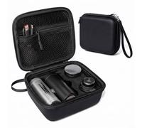 Funda rígida de transporte para ventilador Shark ChillPill FA02X, organizador de viaje impermeable con bolsillo de malla, caja de almacenamiento protectora de 7 x 15 x 8,5 cm (negro)