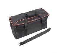 Funda rígida de viaje, para JBL para partybox On-The-Go Essential 2ª generación a prueba de golpes, bolsa de almacenamiento de nailon, con correa para el hombro y bolsillo superior, para micrófonos y