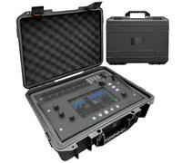 Funda rígida de viaje para mezclador digital Allen & Heath CQ-18T/CQ-12T, funda de almacenamiento rígida equipada con mango cómodo con espuma personalizable para mezcladores