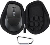 Funda rígida de viaje para mouse inalámbrico Logitech M850L, bolsa de transporte portátil de EVA con mosquetón