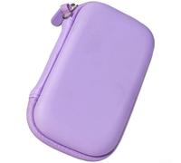 Funda rígida EVA para batería externa Baseus Romoss EVA duro (morado) | Material EVA resistente a los golpes, protege contra golpes, ajuste perfecto para Baseus, Romoss, compartimento de malla