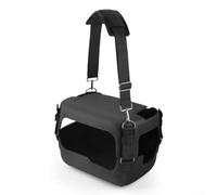 Funda rígida EVA para Jackery Explorer 1000 V2 - Bolsa portátil con correa, impermeable y antigolpes para generador solar, para camping y viaje en caravana, color negro, 34 x 24 x 27 cm