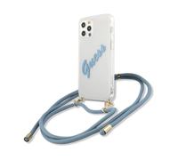 Funda rígida Guess Script Vintage, Azul - iPhone 12 Pro Max