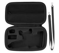 Funda Rígida Impermeable para DJI Osmo Mobile 7/7P/SE, Estuche Protector Antigolpes con Correa Ajustable, Bolsa de Protección para Almacenamiento, Gimbal Caseen de Viaje de PU+EVA+Licra (Negro)