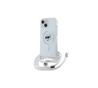 Funda rígida Karl Lagerfeld Choupette MagSafe para iPhone 15