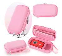 Funda rígida para cámara digital de vlogging con burbujas de EVA antigolpes, pequeño soporte para cámara compacta de viaje con bolsillo de malla para accesorios, tarjeta SD compatible con Kodak PIXPRO