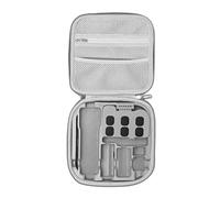 Funda rígida para DJI Pocket 3/4, a prueba de golpes, impermeable, organizador de almacenamiento de poliuretano con almohadilla magnética para filtros ND, micrófono y accesorios, Pocket3 Gris, Fresco