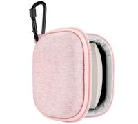 Funda rígida para Estuche de Auriculares Geekria, Compatible con Sony WF-1000XM6, WF-1000XM5, LinkBuds Open/Fit/Clip, WF-C710N, WF-C700N, Bolsa de Viaje con Bolsillo de Malla (Rosa)
