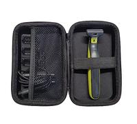 Funda rígida para maquinilla de afeitar One Blade Dimensiones exteriores 180 x 100 x 60 mm Dimensiones internas 175 x 95 x 58 mm Protección contra golpes Red integrada y goma elástica Negro (L)