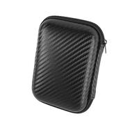 Funda rígida para Portable External SSD, Funda para Discos Duros, Funda HDD, Caja Cubrir Universal para Memoria Externo HDD, Protectora Rígida Bolsa(Black), para Discos de 2,5" Pulgadas y SDD
