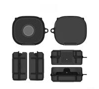 Funda rígida para Powerbeats Fit, caja de auriculares portátil (antigolpes) con incrustaciones de EVA para viajes diarios (negro)