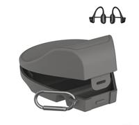 Funda rígida para SHOKZ OpenRun Pro 2 para mini & Swim - Caja de almacenamiento de auriculares EVA a prueba de golpes - Bolsa de viaje impermeable gris