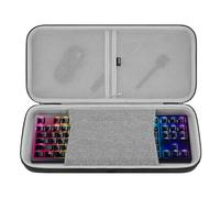 Funda rígida para Teclado TKL Geekria, Compatible con Razer Huntsman V2 TKL / V3 Pro TKL/BlackWidow V3 TKL/Ornata V3 TKL, Bolsa de Transporte para Teclado de 87 Teclas (Gris Oscuro)