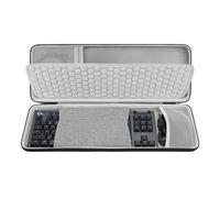Funda rígida para Teclado y Mouse TKL Geekria, Compatible con Logitech G915 TKL+G502, Razer Huntsman V3 Pro TKL, Bolsa de Viaje para Teclado de 87 Teclas (Gris Oscuro)