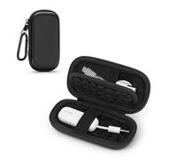 Funda rígida para UGREEN/Avantree Relay/1Mii/YMOO Bluetooth Transmisor Jack Adaptador Bluetooth Adaptador Portátil para Cable USB, Adaptador, Tarjeta de memoria, Disco U (Negro)