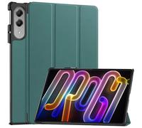 Funda rígida Plegable de Cuero con Soporte, Compatible con Lenovo Xiaoxin Pad Pro GT 11.1 Pulgadas TB-710FU 2025 con función de suspensión automática y Cubierta Inteligente.(Dark Green)