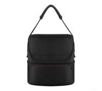 Funda rígida protectora para Bose para Soundlink Color 2 - Funda de altavoz de EVA con cremallera y asa - Almacenamiento de viaje al aire libre para cables y cargador - 17,5 x 16 x 2 cm