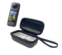 Funda rígida protectora para Insta360 X4, EVA a prueba de golpes, resistente al agua, con forro polar suave, funda de transporte portátil con bolsillo de malla para accesorios de cámara Insta360 X4