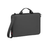 Funda Rígida Rivacase 5130 Para Portátil 14' Resistente A Golpes Y Agua, Negra Asa Y Tirante Extraíble
