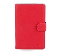 Funda Rivacase 3017 Folio 10.1" Roja Cuero Sintético