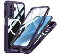 Funda Robusta para Samsung A17: Protección Total 360, Antigolpes, Antipolvo y Compatible con Carga Magnética Purple