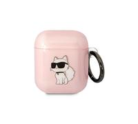 Funda rosa para AirPods 1 Ikonik Choupette de Karl Lagerfeld