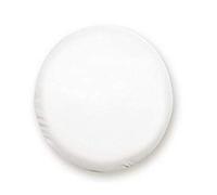 Funda Rueda Repuesto,Funda Rueda 1pcs del Coche Blanco Puro de 13 '', 14", 15", 16", 17", 18 '' Pulgadas de PVC PU neumático de Repuesto del neumático Rueda de válvula Tapa de Ruedas Accesorios(14
