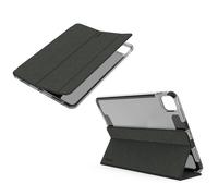 Funda Gear4 para iPad 11 con Tapa Frontal extraíble, Protege contra caídas de hasta 2 m con tecnología D3O integrada, diseño Delgado y Robusto - Gris Ahumado.