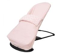 Funda + Saco para Hamaca BabyBjörn Balance Soft (SUSTITUYE tapicería Original), Hipoalergénica, Hipersuave, Transpirable. (Algodón Orgánico) (Estrella Rosa)