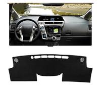 Funda Salpicadero Coche Para Toyota Para Prius V Para Alpha Para Daihatsu Para Mebius 2012-2019 ZVW40 Cubierta Salpicadero Evitar Alfombras Anti-UV Con Almohadilla De Luz Cubierta Tablero Automóvil(LH