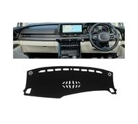 Funda salpicadero Compatible Con Kia Para Carnival KA4 2020 2021 2022 2023 2024 Cubierta Tablero Automóvil Parasol Tapetes Almohadillas Evitar La Luz Alfombras(A RHD Black side)