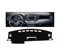 Funda salpicadero Compatible Con Toyota Para RAV4 Para XA40 2013 2014 2015 2016 2017 2018 Cubierta Tablero Automóvil Almohadilla Evitar La Luz Parasol Tapete Alfombras(A LHD Red Side)