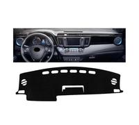 Funda salpicadero Compatible Con Toyota Para RAV4 Para XA40 2013 2014 2015 2016 2017 2018 Cubierta Tablero Automóvil Almohadilla Evitar La Luz Parasol Tapete Alfombras(A LHD Black Side)