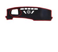 Funda salpicadero Para BYD Para Yuan Hasta 2024 2025 Auto Dash Mat Alfombra Capa Parasol Dashmat Pad Interior Car Dashboard Cover(Red LHD With HUD)