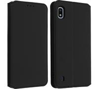 Funda Samsung Galaxy A10 Caso Lámina Función Soporte de Vídeo Negro