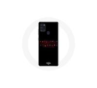 Funda - Samsung - Galaxy A21s - Suave - Negro - Stranger Things Feliz Navidad