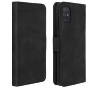 Funda Samsung Galaxy A51 Caso Lámina Tarjetero Función Soporte Negro