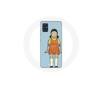 Funda - Samsung - Galaxy A51 - Flexible - Blanco - Muñeca Gigante de Squid Game