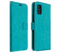 Funda para móvil - AVIZAR Vintage, Compatible con Samsung Galaxy A51, Turquesa