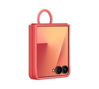 Funda Samsung Ring (Silicona) para Galaxy Flip7 Rojo