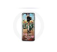 Funda - Samsung - S9 Plus - Flexible - Blanco - Soldados Jugadores de Squid Game Muñeca