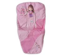 Funda Sila Bebé Universal + Cubre Arnés, Hipotérmica, Transpirable, Hipoalergénica e Hipersuave, Tejido trasero 3D, Solapa Engomada Superior (Beauty Girl)