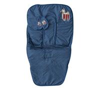 Funda Sila Bebé Universal + Cubre Arnés, Hipotérmica, Transpirable, Hipoalergénica e Hipersuave, Tejido trasero 3D, Solapa Engomada Superior (Train)