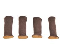Funda silenciosa para Patas de Mesa, Calcetines for Patas de Silla, 12 Piezas, Tejido Lana, Cubierta for Mesa, manija Puerta, Multicolor(Brown C)