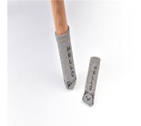 Funda silenciosa para Patas de Mesa, Calcetines for Patas de Silla, 20 Piezas, pomos Puerta Punto Doble, Cubierta for pies Taburete Mesa, Multicolor(Gray)