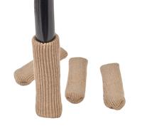 Funda silenciosa para Patas de Mesa, Calcetines for Patas de Silla, 24 Piezas, cubrepiernas Punto, Antideslizantes, reducción Ruido, Multicolor(Brown a)