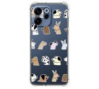 Funda Silicona Antigolpes para OPPO Reno 15 FS / 15FS 5G diseño Perros Dibujos