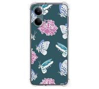 Funda Silicona Antigolpes para Vivo Y21 5G diseño Flores 10 Dibujos