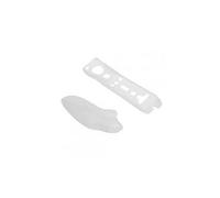 Funda Silicona Blanca para Mando de Consola y Nunchuck Set 2 Unidades Protector Flexible Ajuste Perfecto